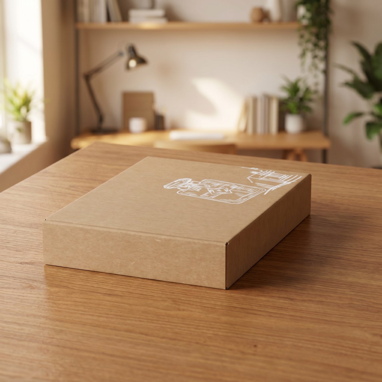 Caja de cartón para ecommerce de tamaño medio