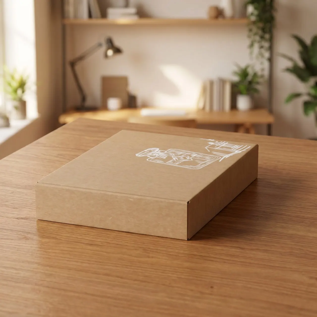 Caja de cartón para ecommerce de tamaño medio
