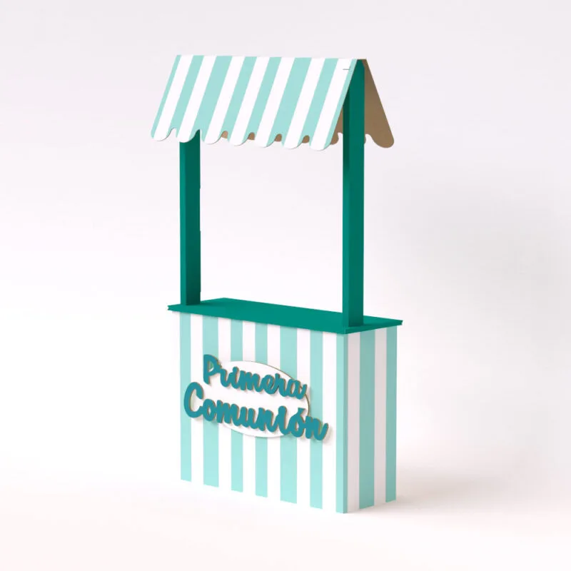 Candy bar de cartón personalizado a color
