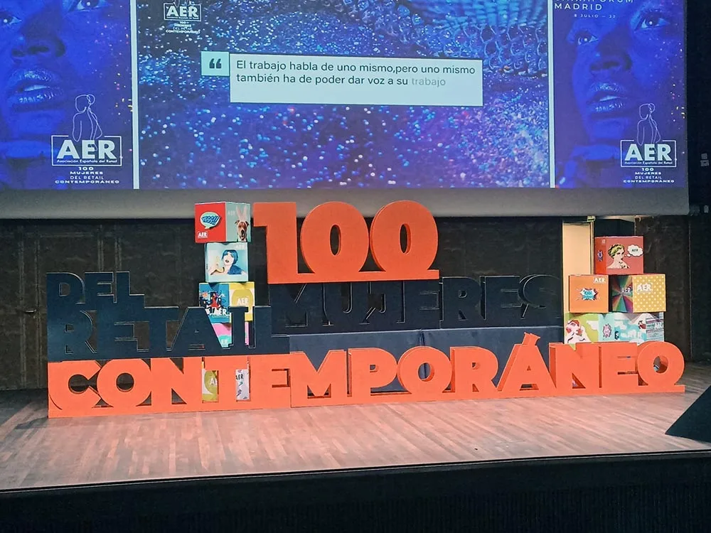 Escenografía de evento de marca