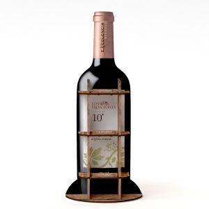 Expositor de cartón para botellas de vino personalizado (pack de 10)