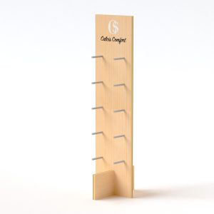 Expositor para calzado de madera (pack de 8)