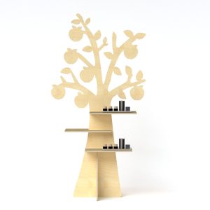 Expositor de madera para cosmética (pack de 2)