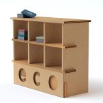 Mostrador eco cartón comercio