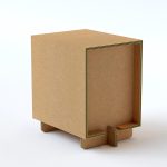 Tabouret en carton robuste