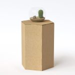 Hexágonos de cartón decoración diseño