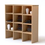 Etagère en carton triple écologique