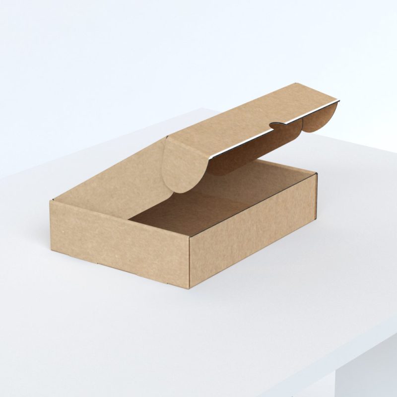 caja packaging abierta