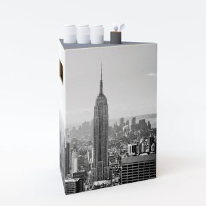 Mueble triángular de cartón (pack de 3)