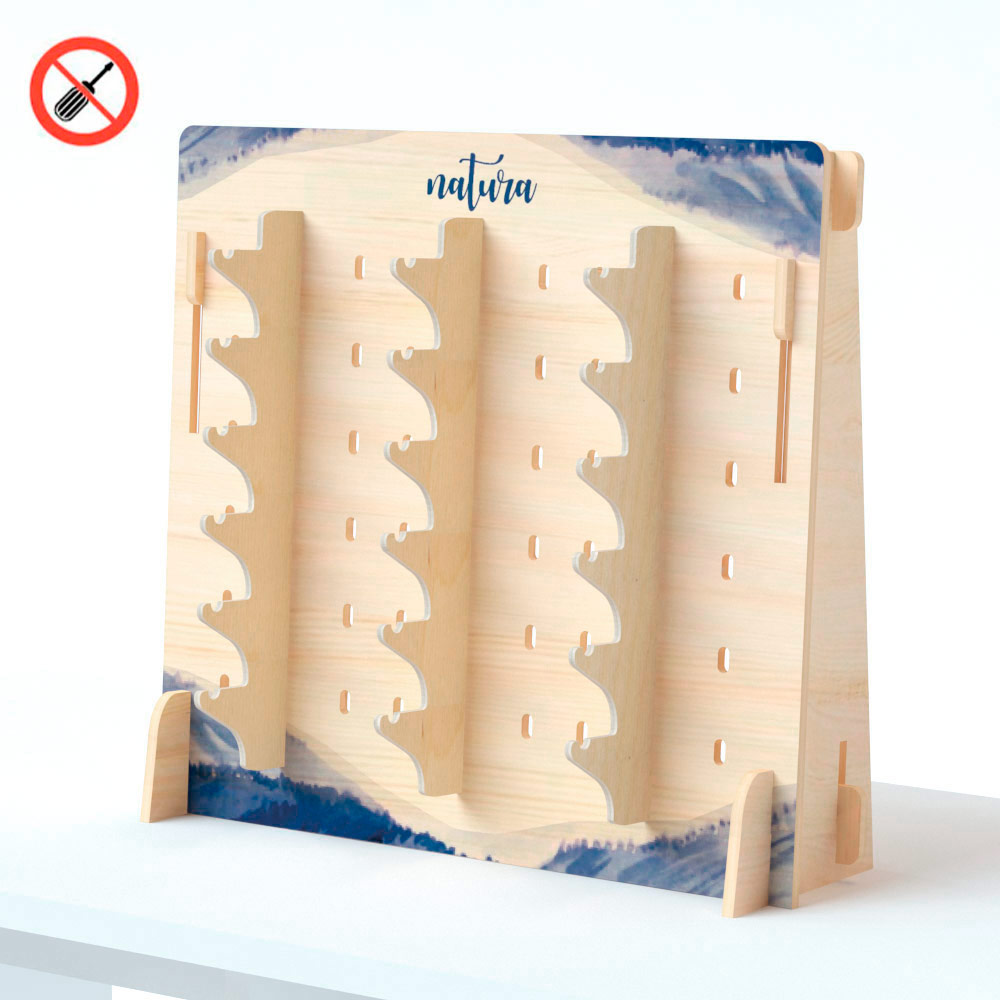 Expositor de mostrador en madera para 18 gafas (pack de 10)