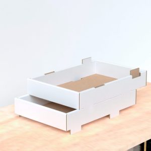 Palet de cartón Box para vino con bandejas apilables