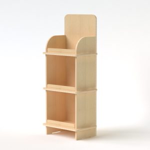 Expositor de madera para vino (pack de 2)