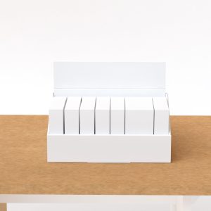 Expositor de sobremesa de cartón personalizable (pack de 10)