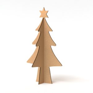 Árbol de navidad de cartón (para comercio)