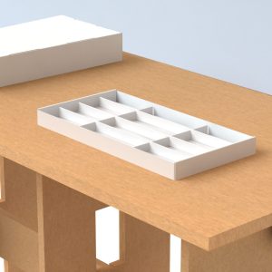Caja de cartón muestrario para gafas (pack de 15)