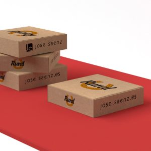 Caja de cartón automontable full color (pack de 24)