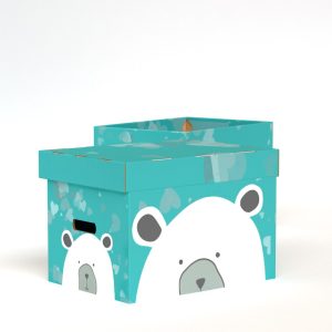 Baúl de cartón personalizado