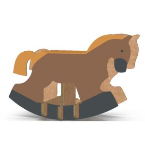 Caballito de cartón Balancín Infantil