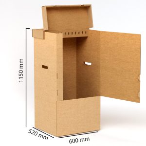 Caja armario de cartón