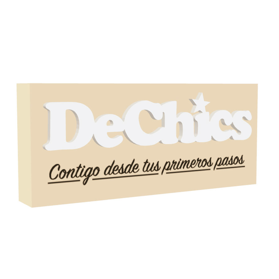 Display en madera y forex