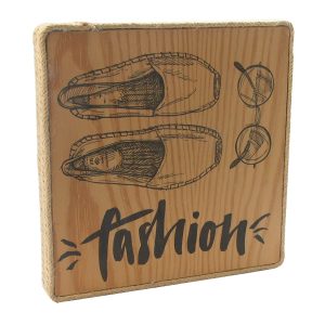 Display de madera y cáñamo