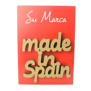 Display de madera lacada