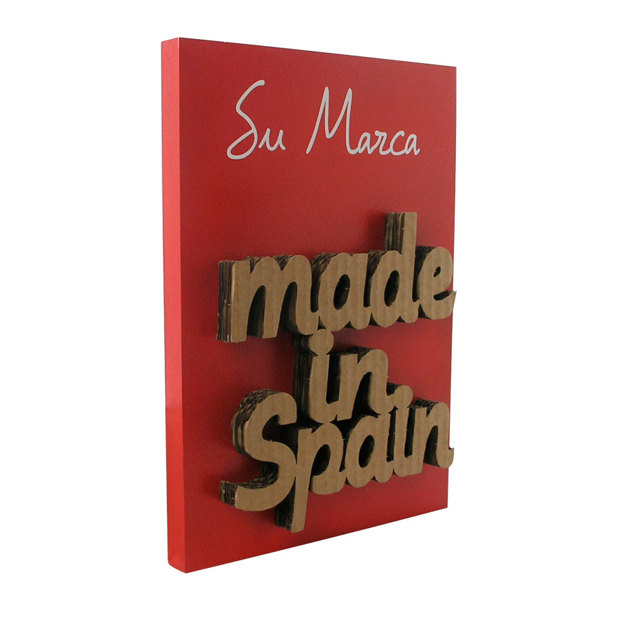 Display de madera lacada