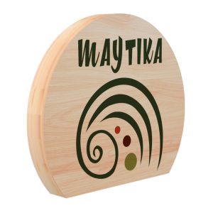 Display de madera natural