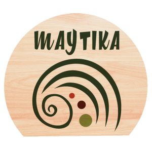 Display de madera natural