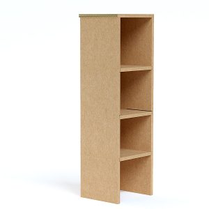 Estantería modular de cartón sencilla