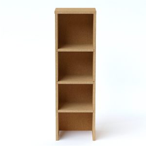 Estantería modular de cartón sencilla