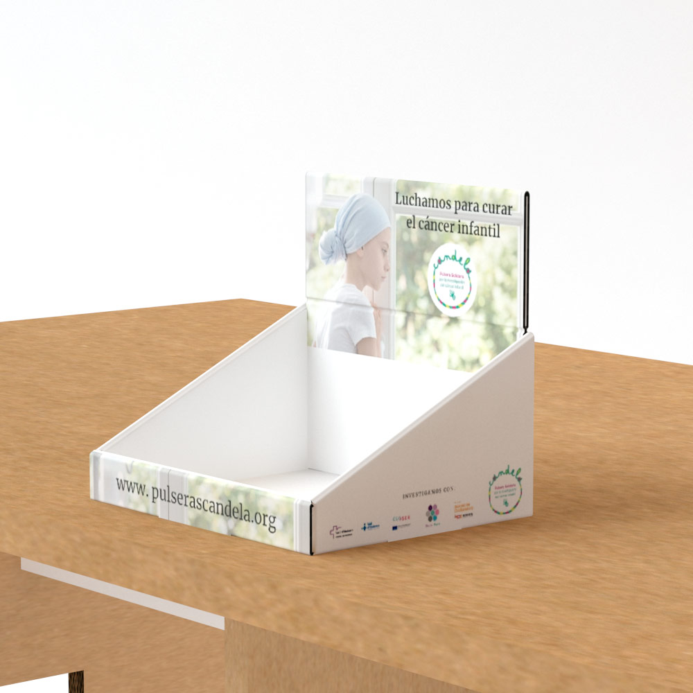 Expositor de sobremesa de cartón (pack de 20)