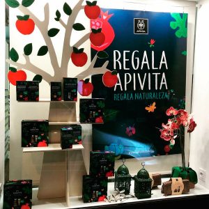Expositor de madera para cosmética (pack de 2)