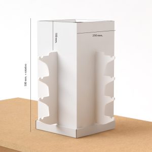 Expositor giratorio de cartón para gafas (pack de 20 unidades)