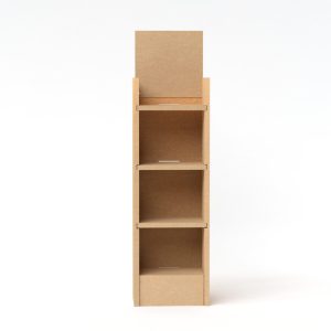 Expositor de suelo de cartón de palet eco 1/8 (pack de 10)