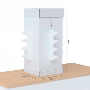 Expositor giratorio de cartón laminado para gafas (pack de 20)