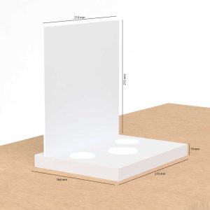 Glorificador en PVC canteado (Pack 25)