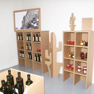 Stand de Comestibles de cartón