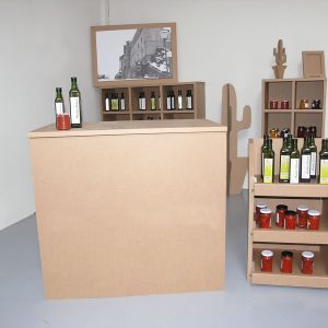 Stand de Comestibles de cartón
