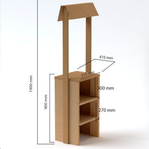 Mostrador de cartón Promo stand