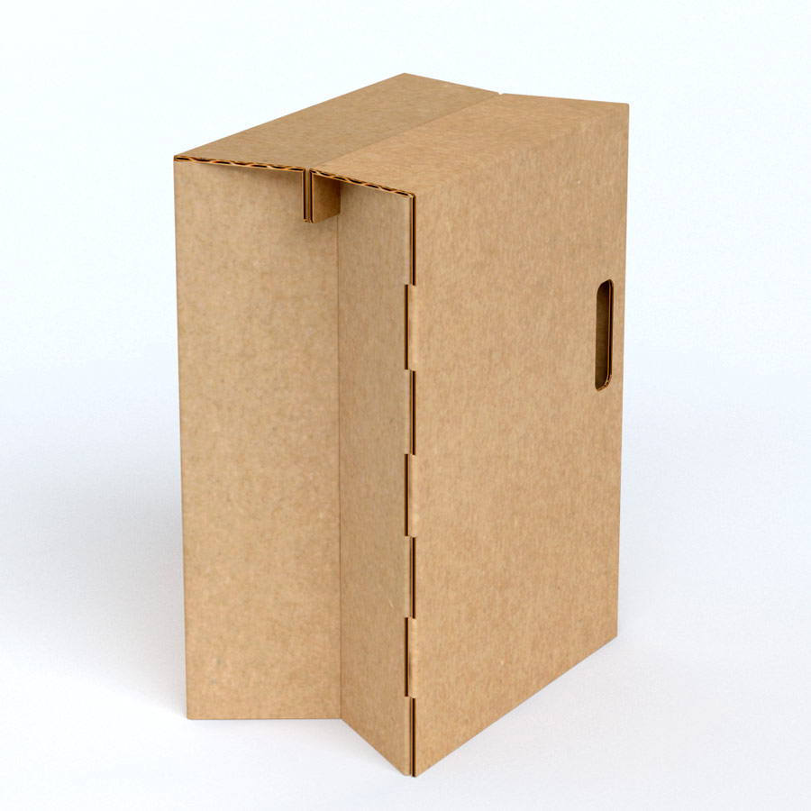 Silla de cartón plegable (pack de 4)