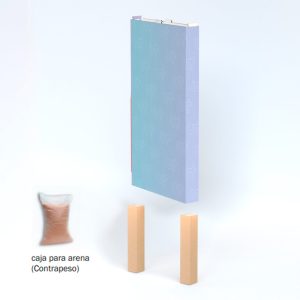 Stand de cartón económico modular
