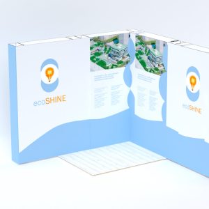Suelo para stand de cartón modulares