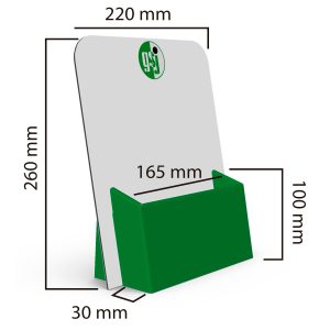 Portafolletos de cartón económico personalizado (pack de 10)