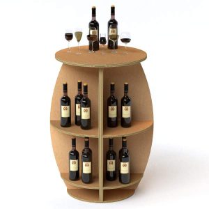 Barril de cartón para vino y aceite