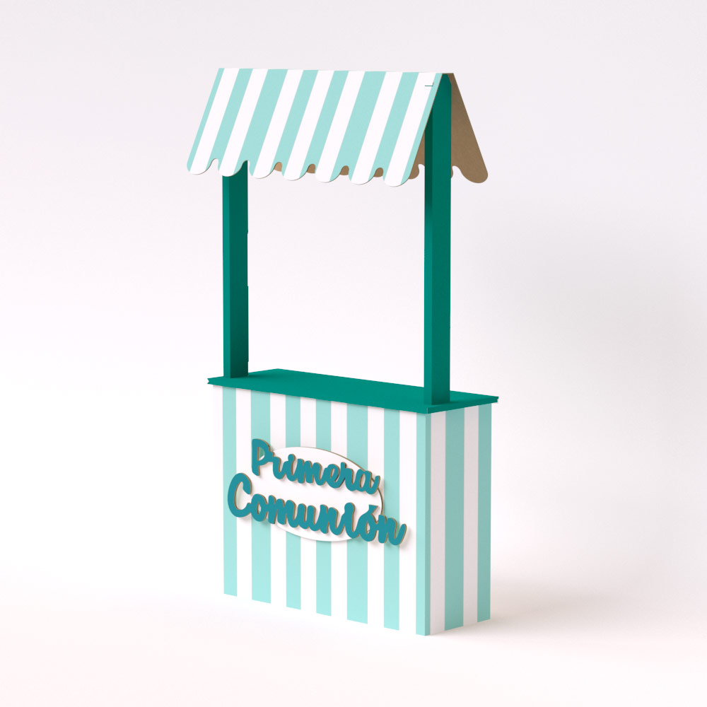 Candy Bar para comunión en cartón