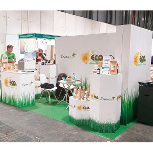 Stand de cartón resistente