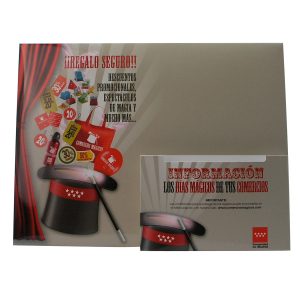 Display de cartón portafolletos (Pack de 40)