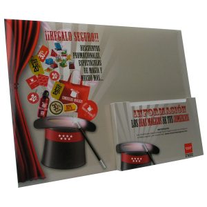 Display de cartón portafolletos (Pack de 40)