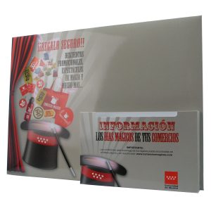 Display de cartón portafolletos (Pack de 40)